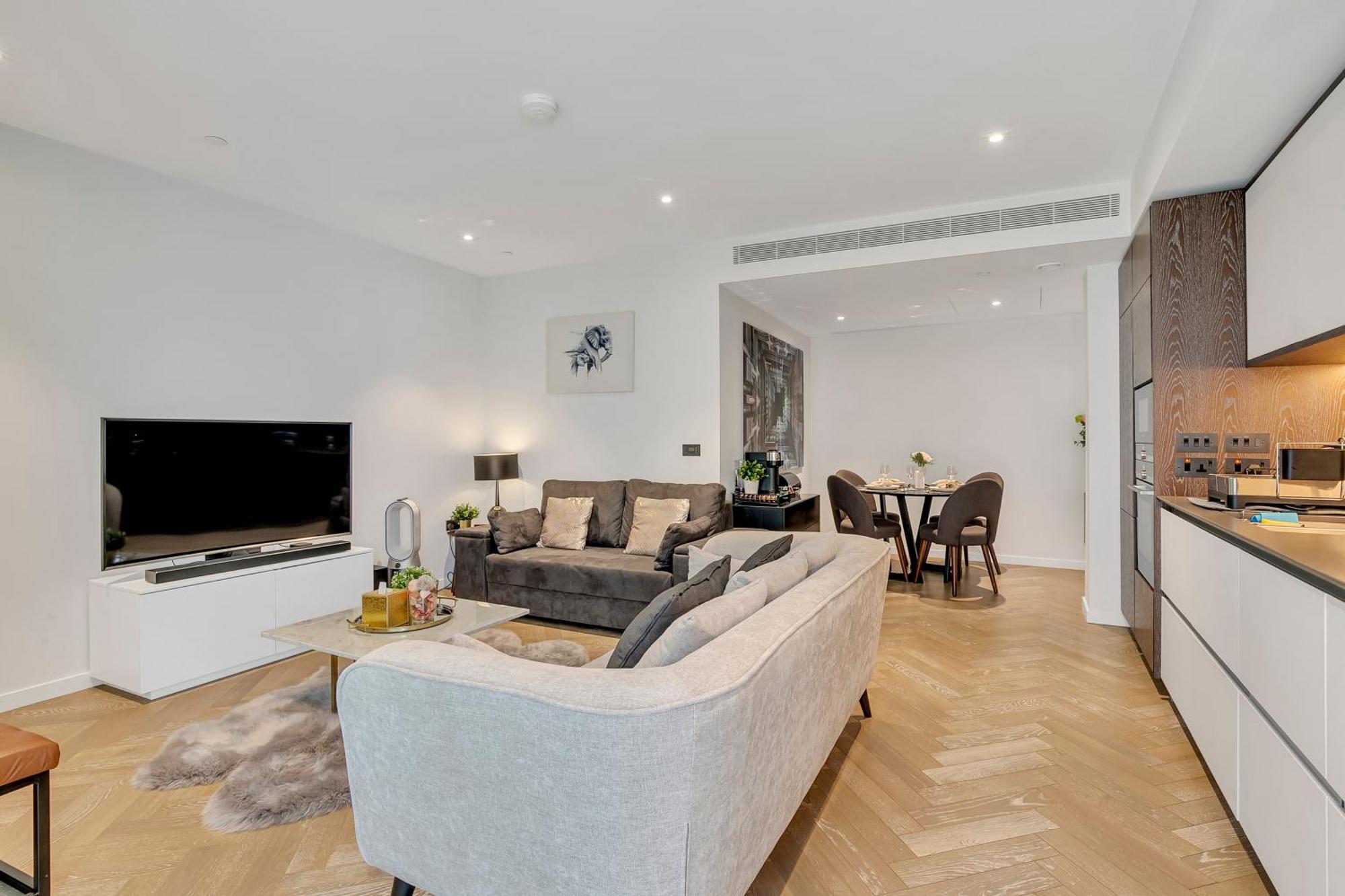 Apartament Guest Favourite At Battersea Power Station Close To Chelsea Londra